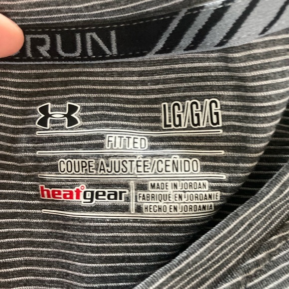 Under Armour Striped Grey Shirt - Picture 2 of 4